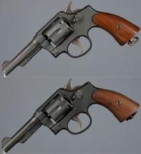 Two U.S. Smith & Wesson Victory Model Double Action Revolvers