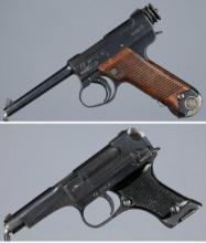 Two Imperial Japanese Military Semi-Automatic Pistols