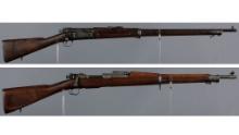 Two U.S. Springfield Armory Military Bolt Action Rifles