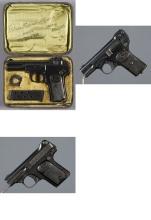 Three Belgian Semi-Automatic Pistols