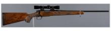 Engraved and Gold Inlaid Remington Model 700 Rifle with Scope