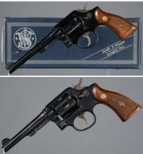 Two Smith & Wesson K-Frame Double Action Revolvers
