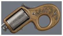 Engraved James Reid "My Friend" Knuckle Duster Revolver