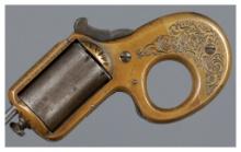 Engraved James Reid "My Friend" Knuckle Duster Revolver