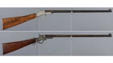 Two Massachusetts Arms Co. Maynard Single Shot Rifles