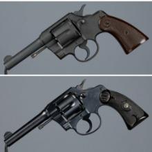Two Colt Commando Double Action Revolvers