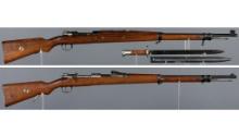 Two Mauser Pattern Military Bolt Action Rifles