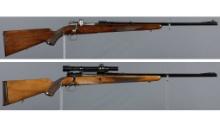 Two Fabrique Nationale Model 98 Bolt Action Rifles