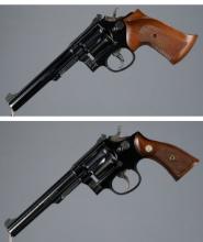 Two Smith & Wesson K-Frame Double Action Revolvers
