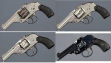 Four American Double Action Revolvers