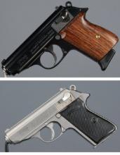 Two Walther/Interarms Model PPK Semi-Automatic Pistols