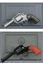 Two Ruger Single Action Revolver with Cases