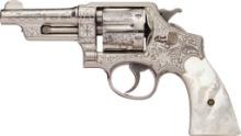 Engraved Smith & Wesson .44 Hand Ejector Third Model Revolver