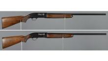 Two Winchester Model 50 Semi-Automatic 20 Gauge Shotguns