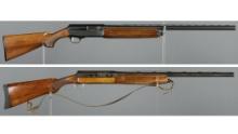 Two European Semi-Automatic Shotguns