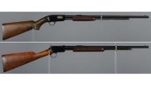 Two Winchester Slide Action Rifles