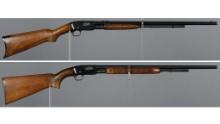 Two Remington Slide Action Long Guns