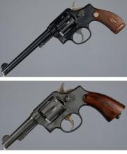 Two Smith & Wesson Double Action Revolvers