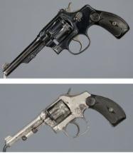 Two Smith & Wesson Double Action Revolvers