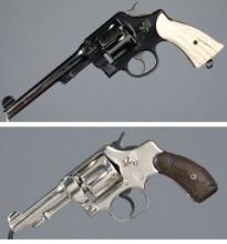 Two Smith & Wesson Double Action Revolvers