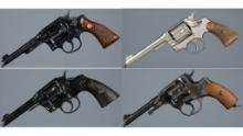 Four Double Action Revolvers