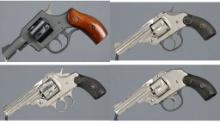 Four Double Action Revolvers