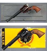 Two Ruger Blackhawk Single Action Revolvers