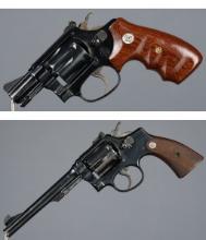 Two Smith & Wesson Double Action Revolvers