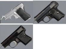 Three European Semi-Automatic Pistols