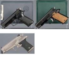 Three Spanish Semi-Automatic Pistols