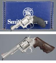 Two Smith & Wesson Double Action Revolvers