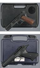 Two Semi-Automatic Pistols with Cases