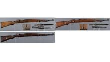 Three European Military Bolt Action Mauser Rifles