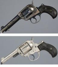 Two Colt Model 1877 Double Action Revolvers