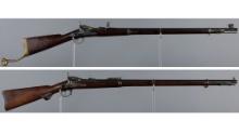 Two U.S. Springfield Trapdoor Rifles