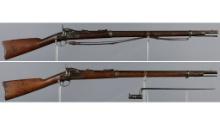 Two U.S. Springfield Model 1873 Trapdoor Rifles