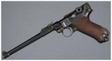 Imperial German "1914" Erfurt Model 1914 Artillery Luger Pistol