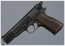 German Occupation FN M1935 Pistol with Capture Letter