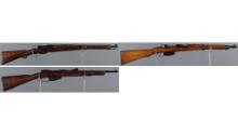 Three Military Bolt Action Rifles