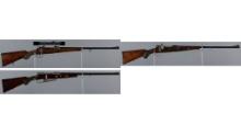 Three German Bolt Action Sporting Rifles