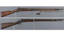 Two U.S. Springfield Single Shot Military Rifles