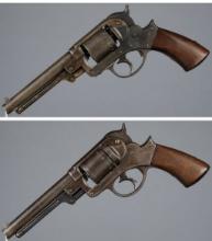 Two Starr Arms Co. Model 1858 Army Double Action Revolvers