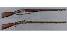 Two Antique American Breechloading Rifles