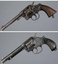 Two U.S. Army Colt Double Action Revolvers