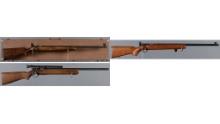 Three American Rimfire Bolt Action Rifles