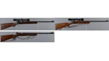 Three Winchester Rimfire Bolt Action Rifles