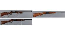 Three Savage Model 99 Lever Action Rifles