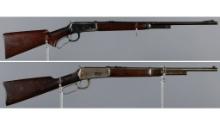 Two Winchester Lever Action Long Guns