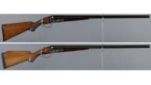 Two Parker Brothers VH Grade Double Barrel Shotguns