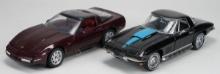 1967 & 1993 Franklin Mint Precision Model Car Corvettes